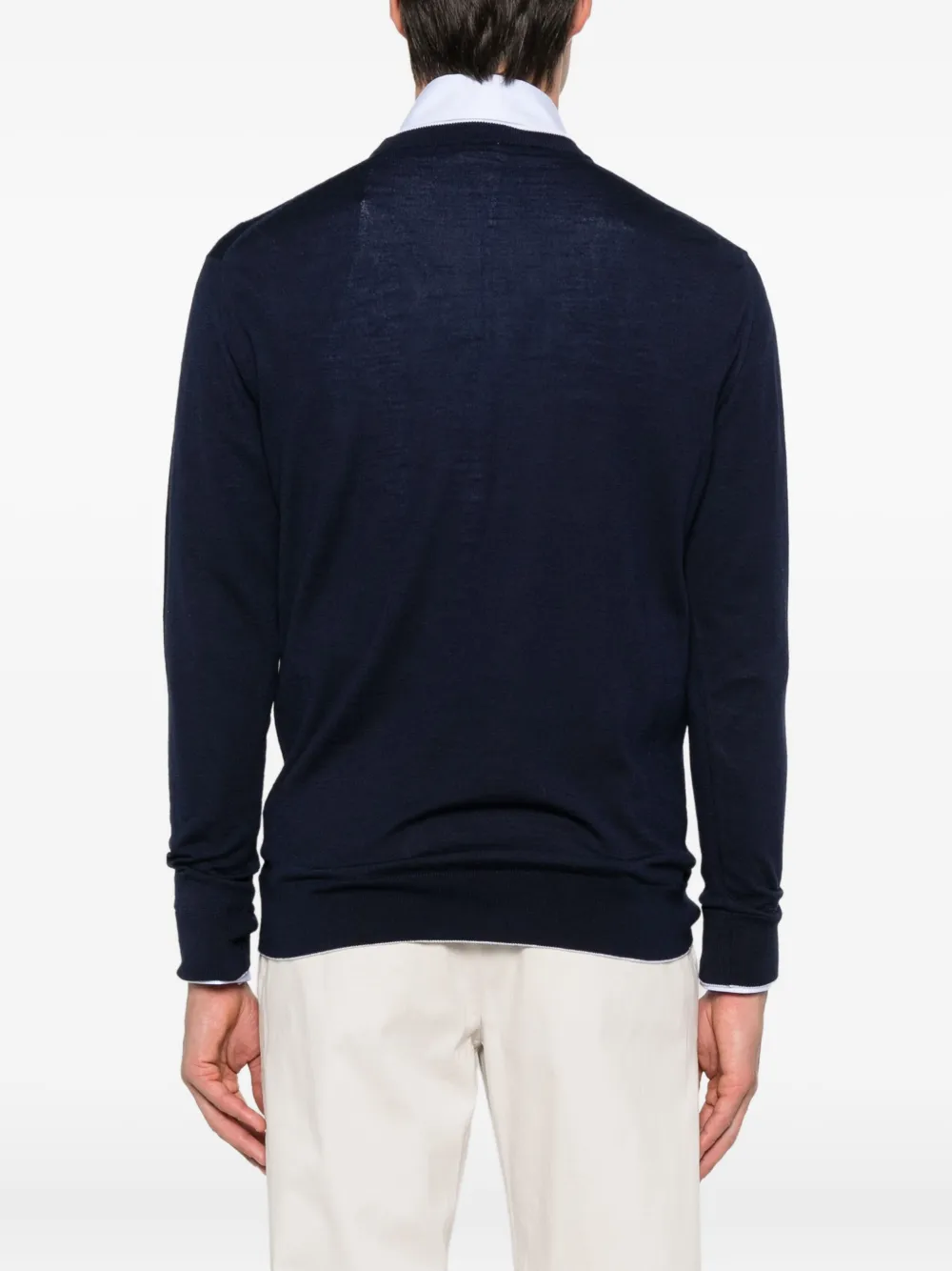 Eleventy round-neck sweater Blauw