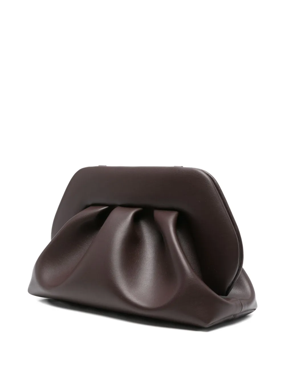 Themoirè Bios clutch Bruin