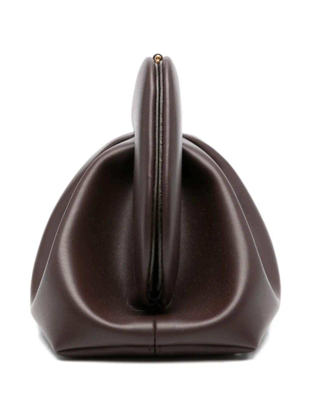 Themoirè Bios clutch Bruin