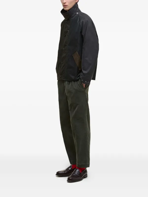 Barbour Patchwork Transport ワックスジャケット | グリーン