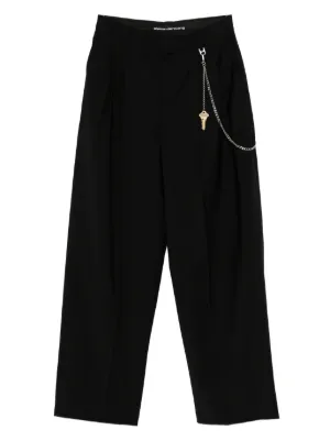 パンツ ALEXANDER WANG 'Gold Nameplate Chain' pants Black IMG_8797.png?crop=center&