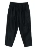 YMC elastic-waistband cropped trousers - Blue
