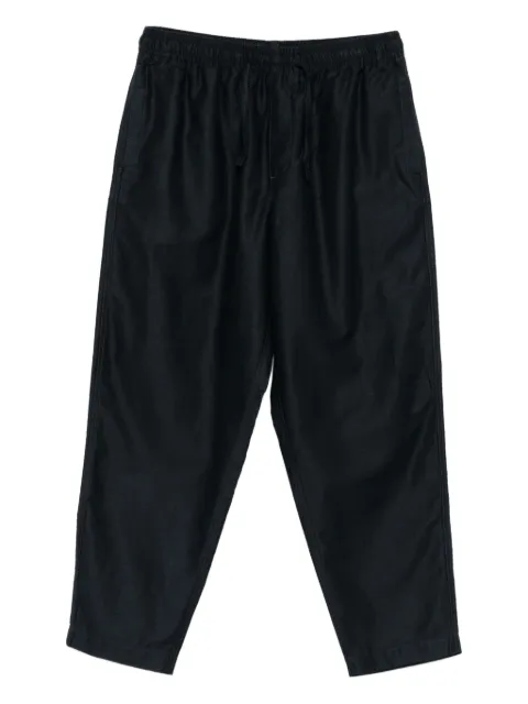 YMC elastic-waistband cropped trousers