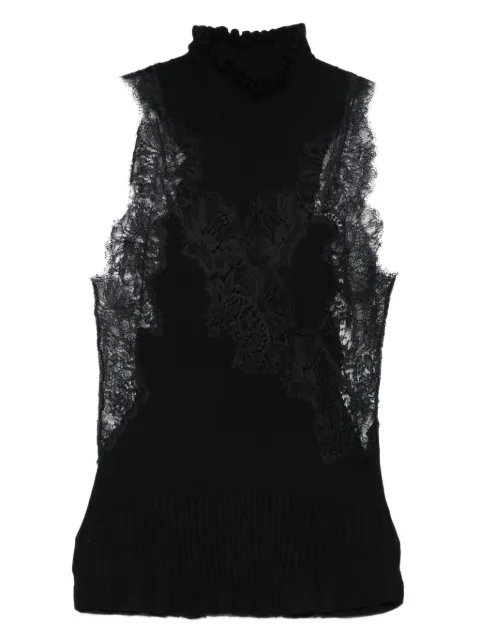 Ermanno Scervino lace-panel top