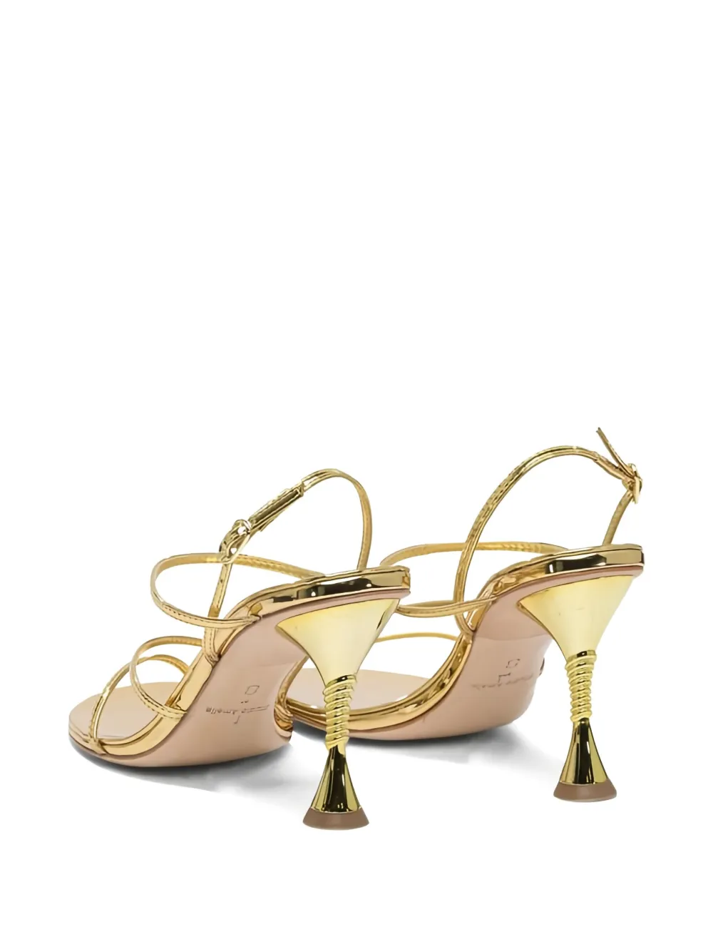 Studio Amelia 90mm Helix Metallic-effect Sandals