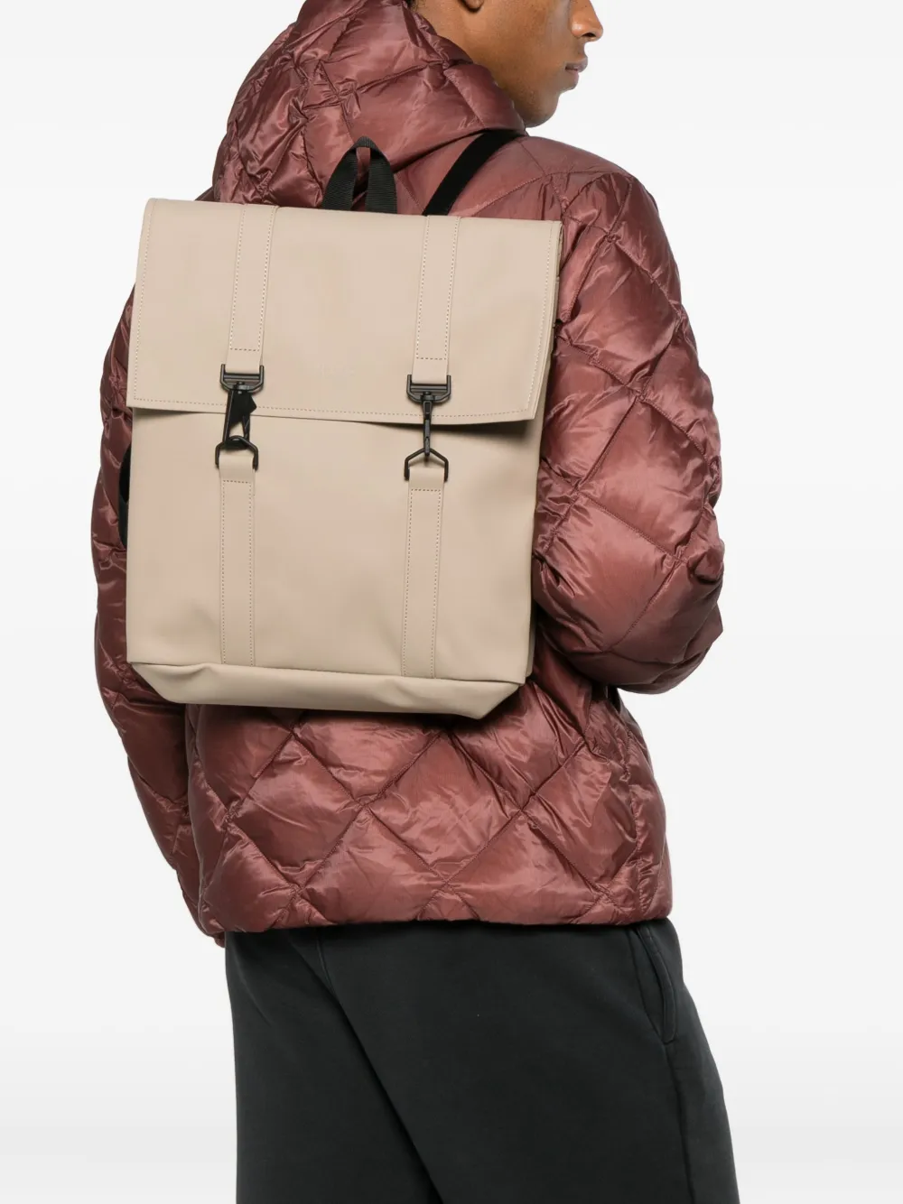 Rains Mini W3 Backpack In Neutral