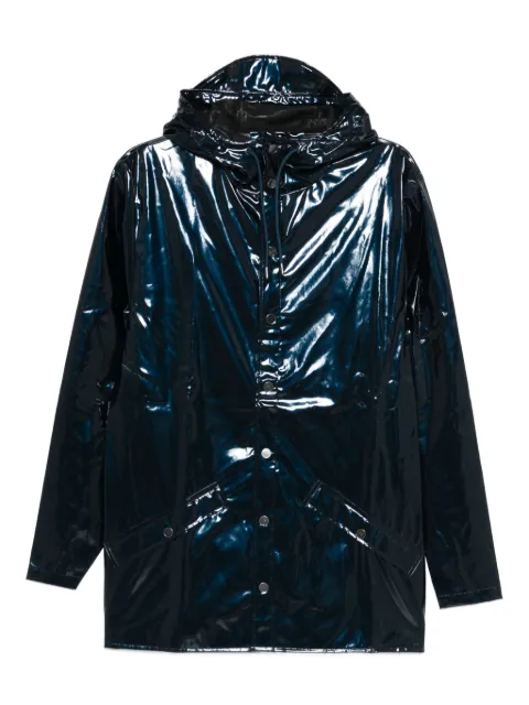 Rains hooded buttoned jacket