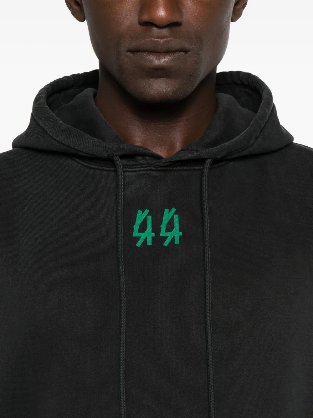 44 LABEL GROUP Gilet met capuchon Zwart