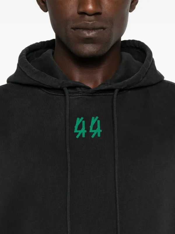 44 LABEL GROUP Hooded Sleeveless Vest | Black | FARFETCH