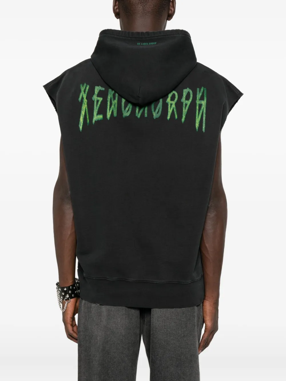 44 LABEL GROUP Gilet met capuchon Zwart