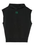 44 LABEL GROUP hooded sleeveless vest - Black