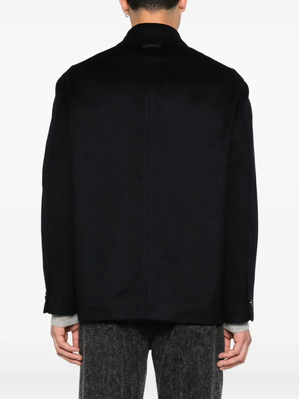 Lardini patch-pocket shirt jacket Blauw