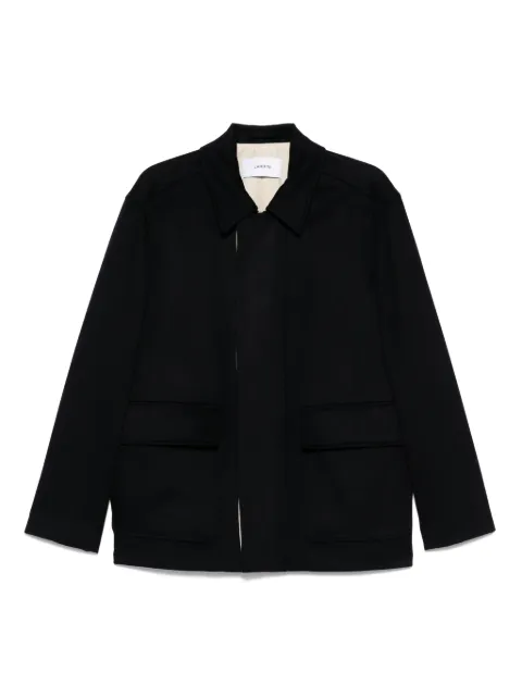 Lardini patch-pocket shirt jacket