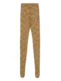 Alex Perry lace-floral leggings - Green