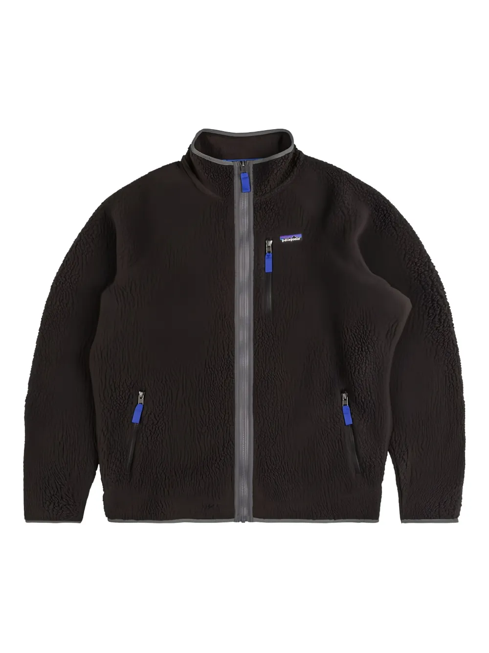 Patagonia جاكيت صوف ناعم بسحاب | أسود | Image 1