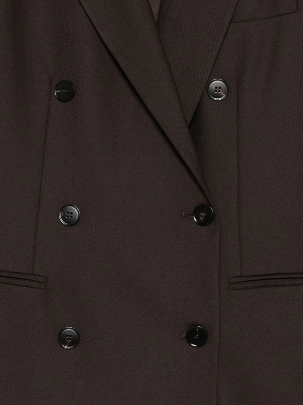 Antonelli Genziana Double-breasted Jacket In Brown