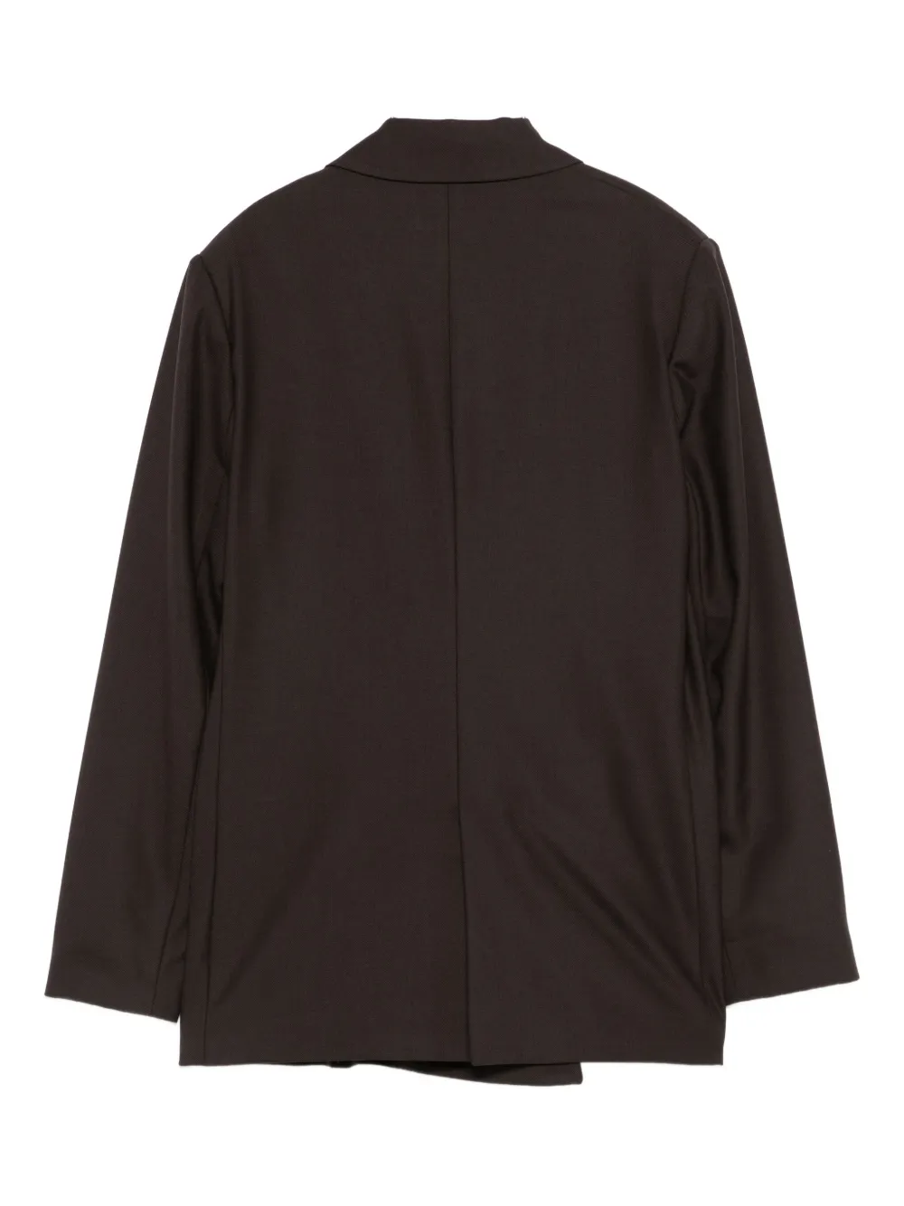 Antonelli Genziana Double-breasted Jacket In Brown