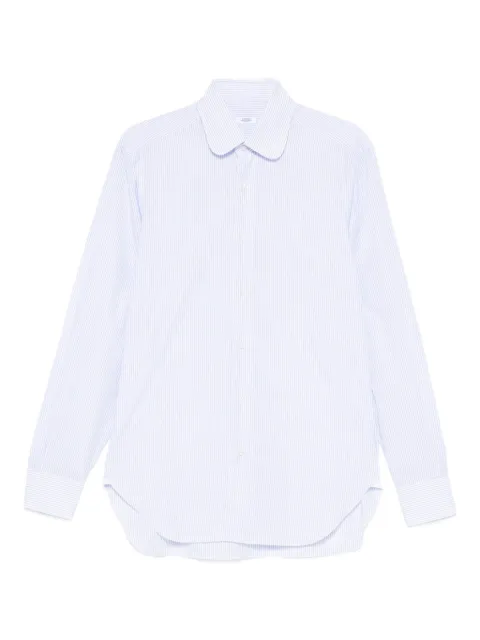 Barba camisa a rayas con cuello redondo