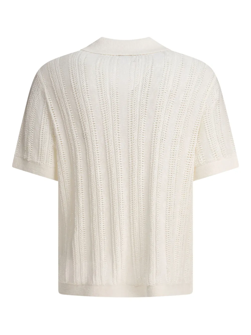 Vince Cabana knitted button-down shirt - Wit