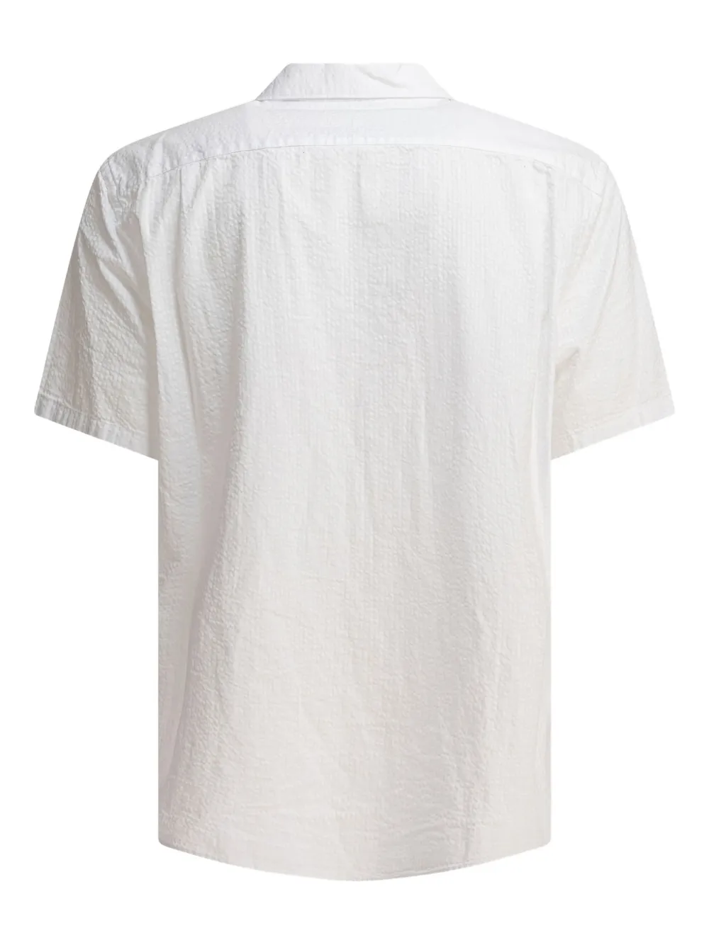 Vince textured pocket shirt Wit