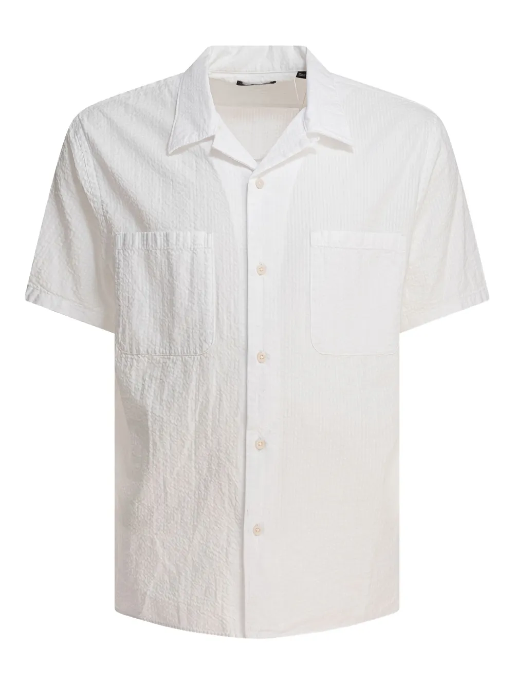 Vince textured pocket shirt Wit