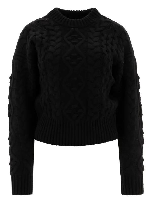 Bott ttt ブラック ケーブルニット セーター 激レア 完売品 美品 STYLEBLOCK ニット アクリルモヘアタッチプルオーバーケーブル