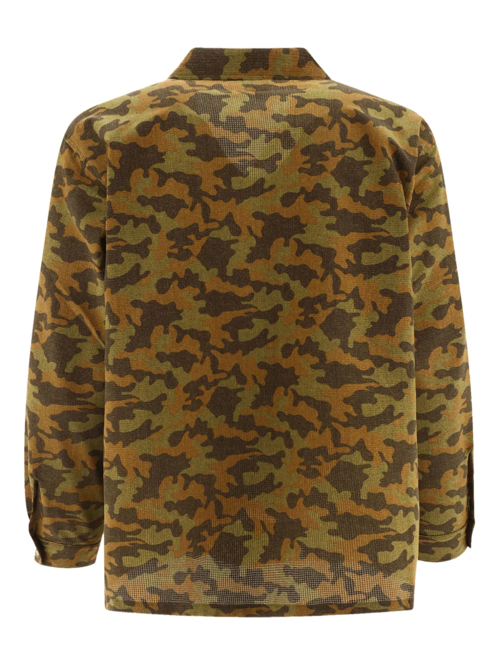 SOUTH2 WEST8 camouflage-pattern shirt - Groen