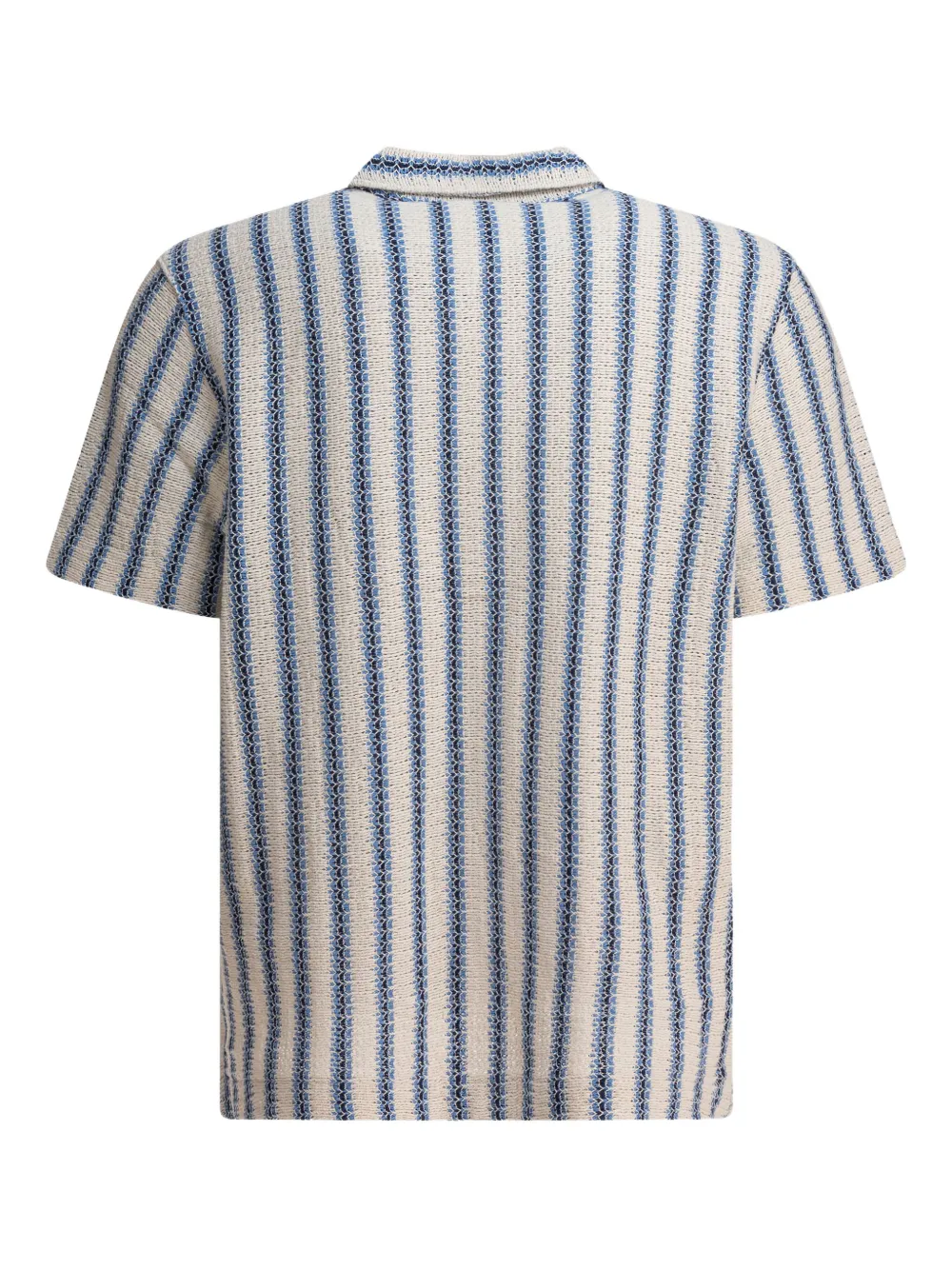 Vince striped short-sleeve shirt - Blauw