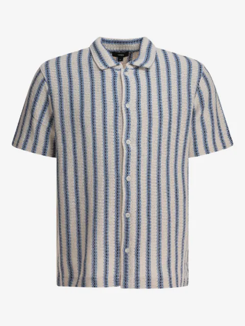 Vince striped short-sleeve shirt