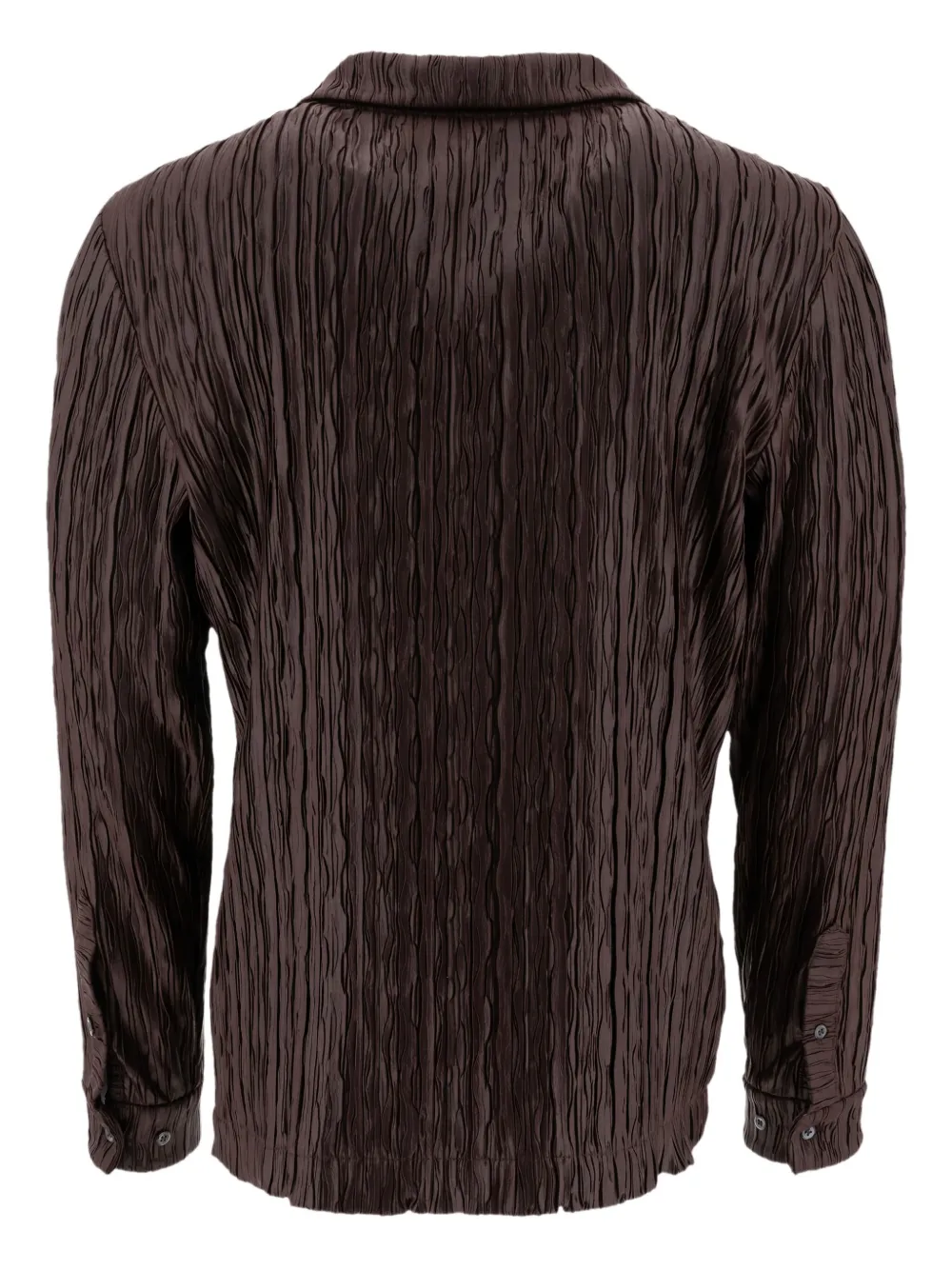 Séfr Jagou button shirt - Bruin