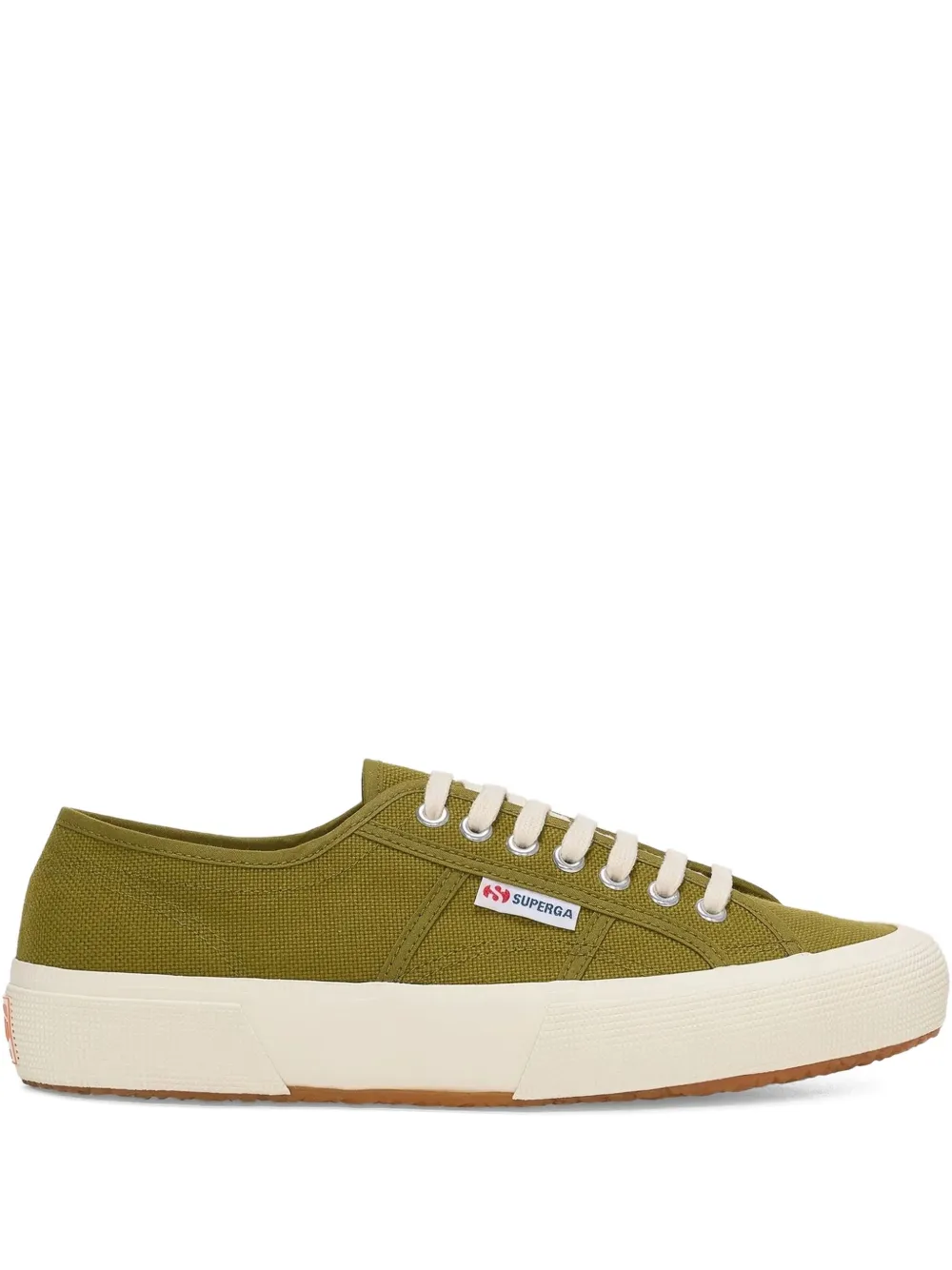 Superga baskets en toile à lacets | vert | Image 1