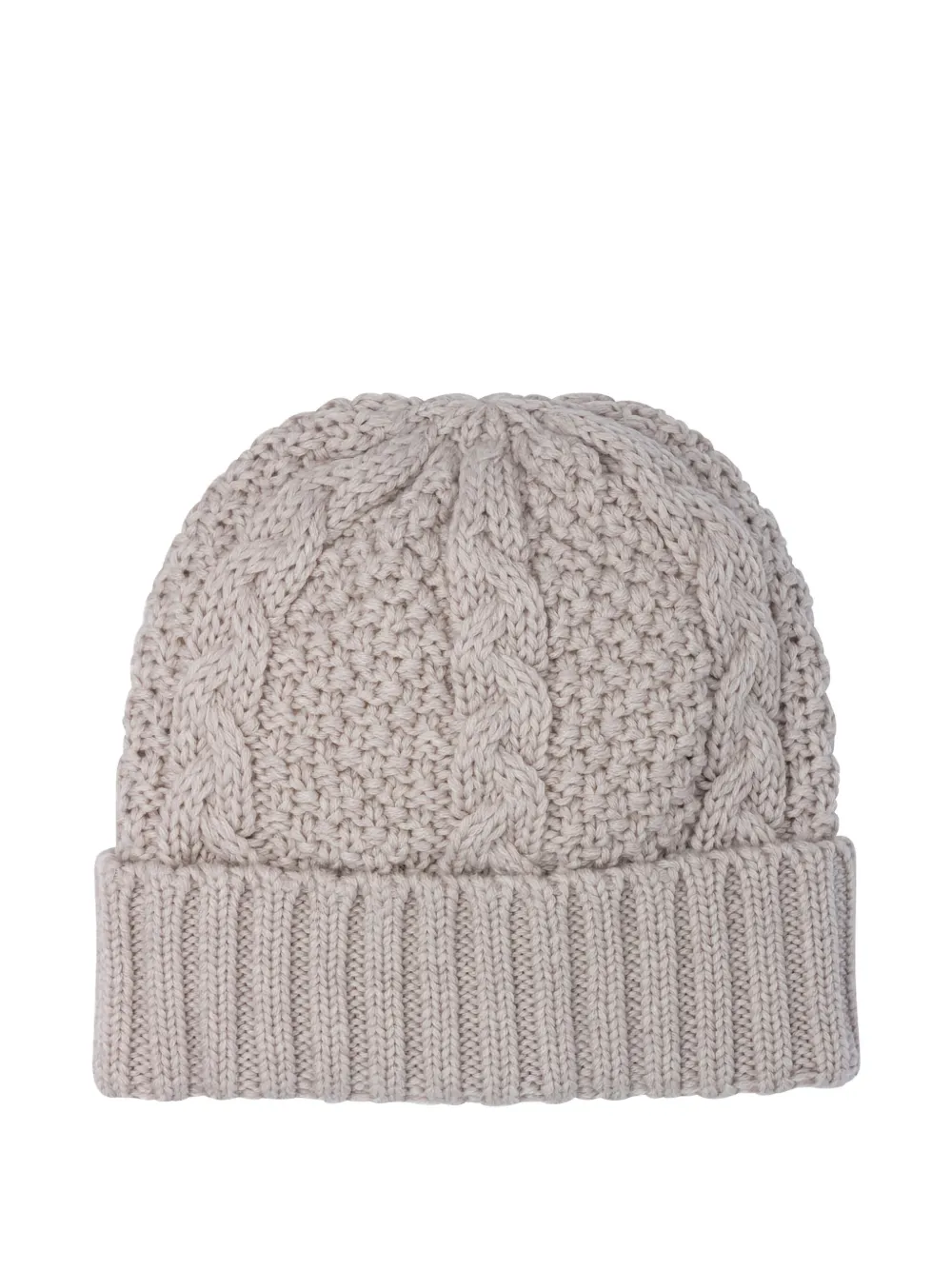 RAKKI cable-knit beanie - Toni neutri
