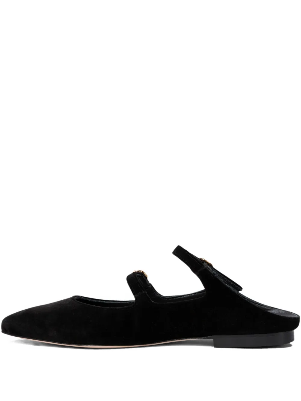 Amato Daniele Velvet Loafers In Black