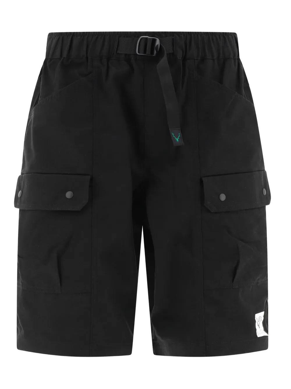 SOUTH2 WEST8 Cargo shorts met ceintuur Zwart