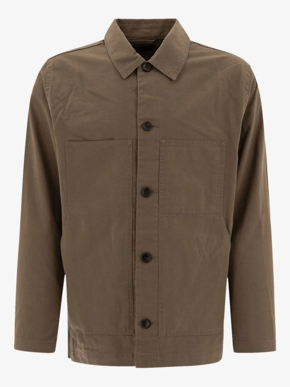 Vince button-front patch-pocket jacket | Brown | Image 1