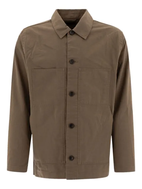 Vince button-front patch-pocket jacket