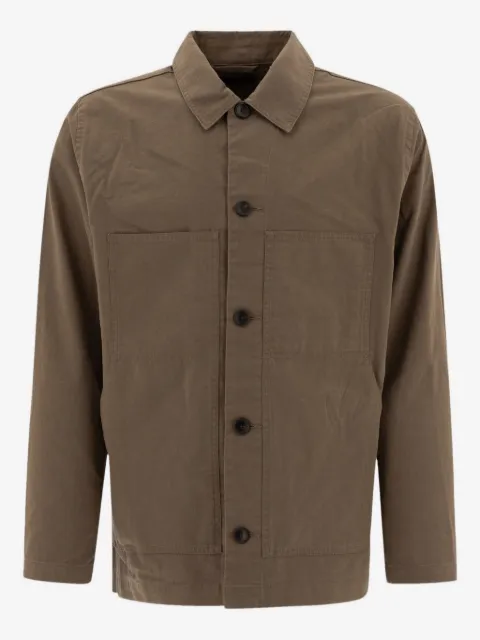 Vince button-front patch-pocket jacket
