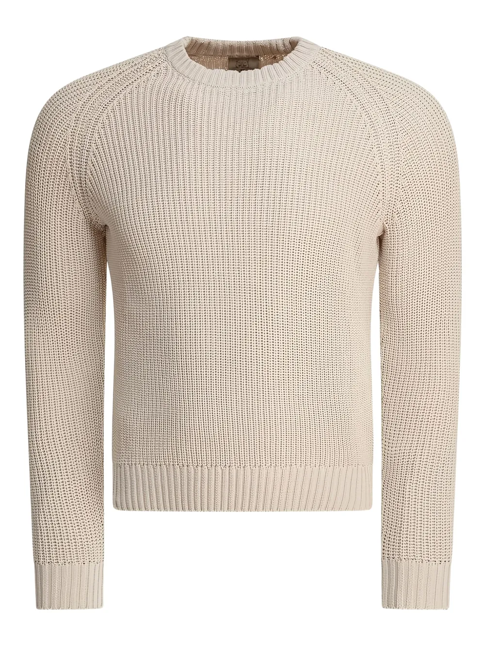 RAKKI raglan-sleeved cotton sweater | Neutrals | Image 1