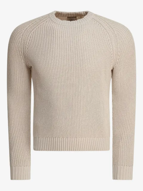 RAKKI raglan-sleeved cotton sweater