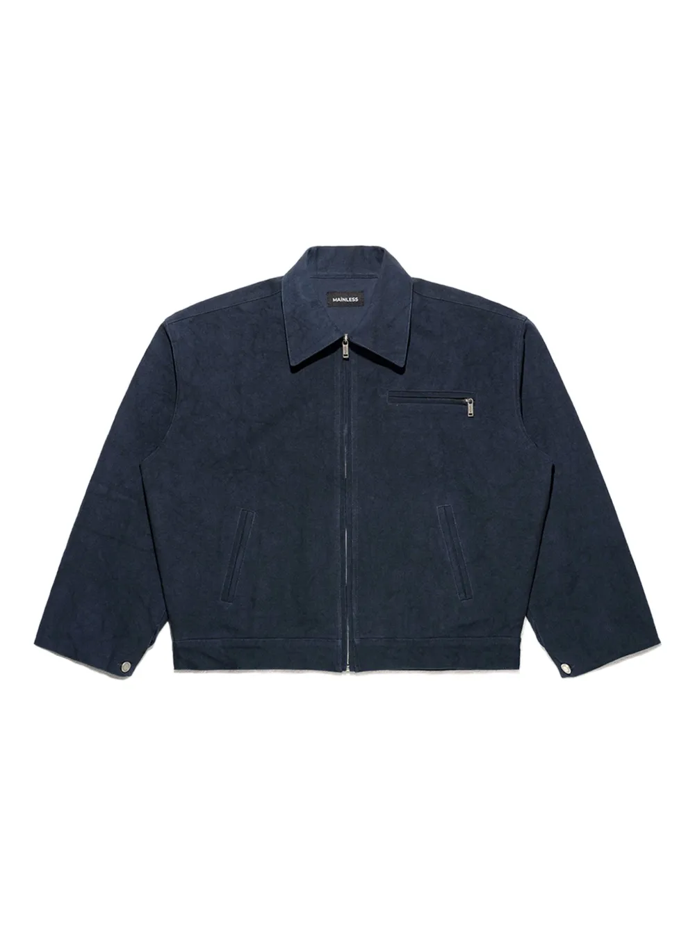 Mainless zip-up jacket | Blue | Image 1