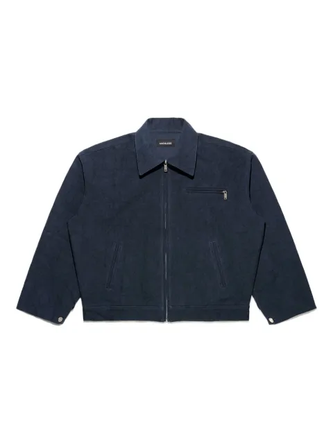 Mainless zip-up jacket