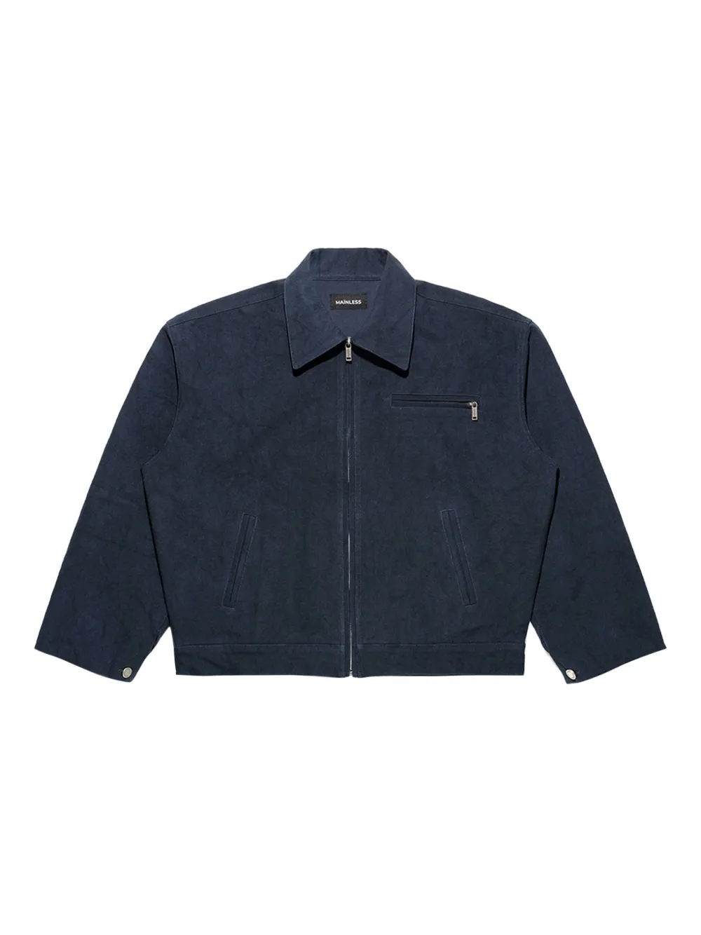 Mainless zip-up jacket | Blue | Image 1