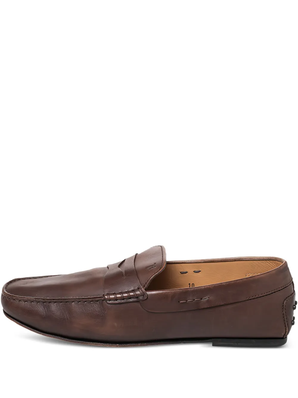 Tod's Vintage pre-owned penny-slot loafers | Brown | Image 1