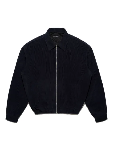 Mainless corduroy zip jacket