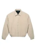 Mainless corduroy zip-up jacket - Neutrals