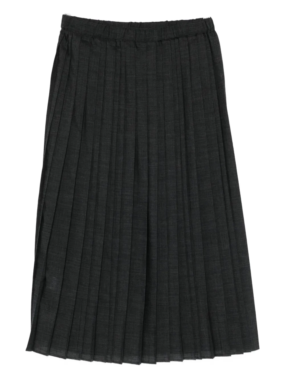 Antonelli Orvieto pleated midi skirt - Grijs