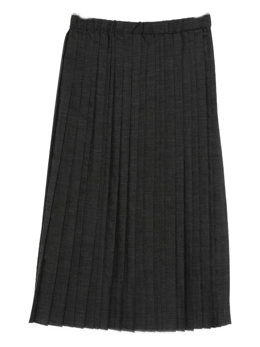 Antonelli Orvieto Pleated Midi Skirt In Gray