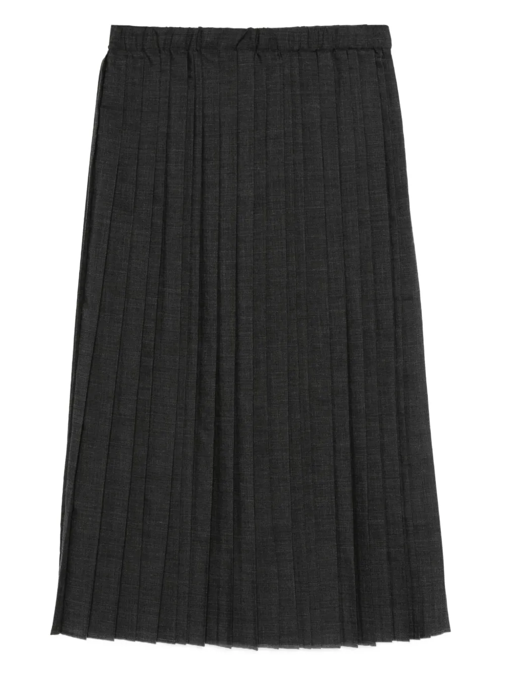 Antonelli jupe mi-longue Orvieto à design plissé | gris | Image 1