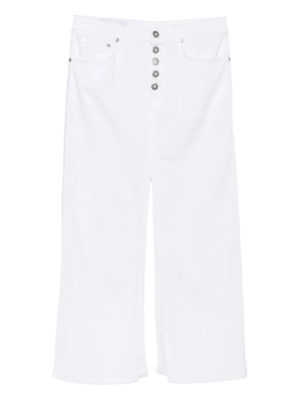 DONDUP Button-up broek Wit