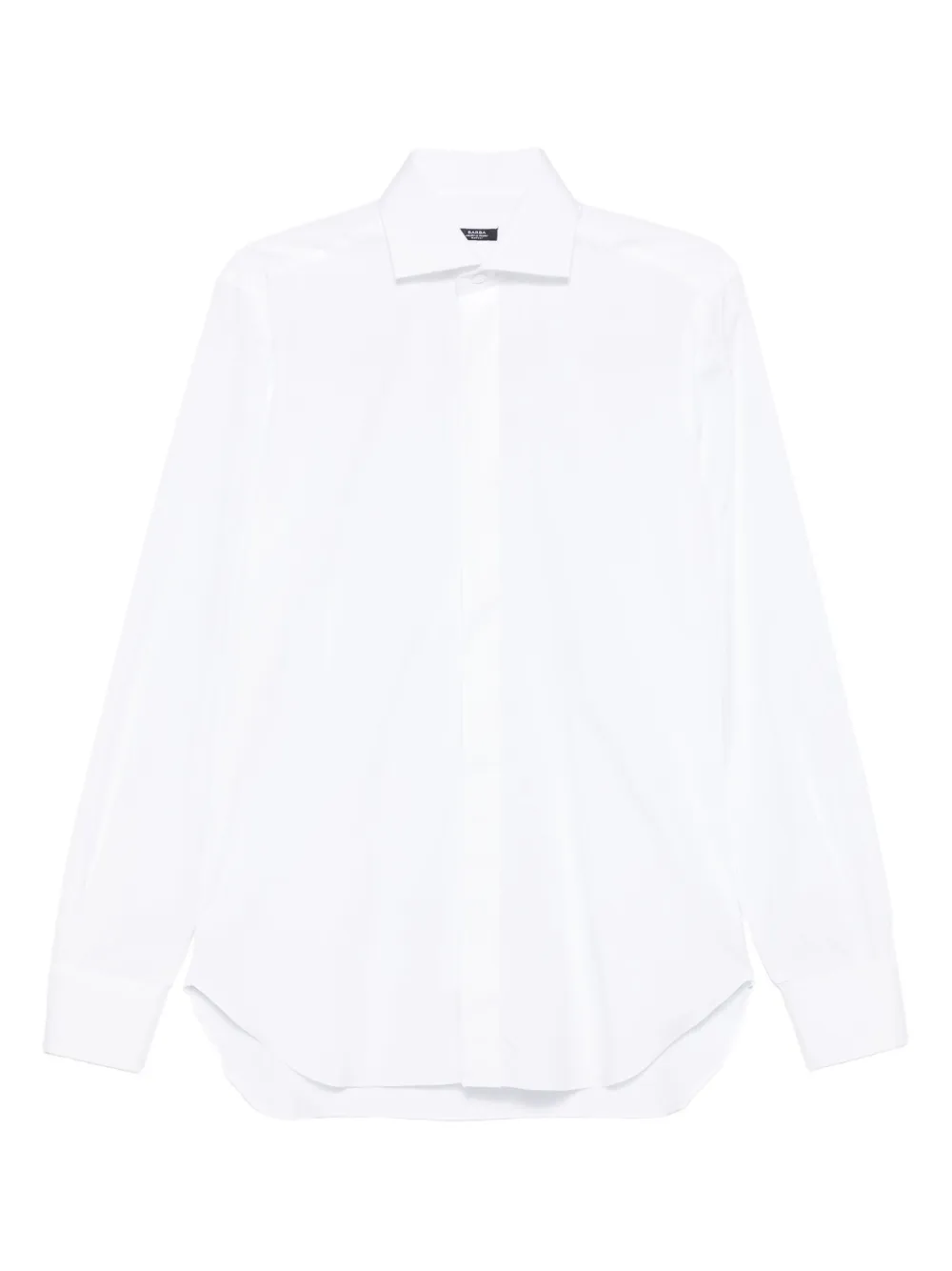 Barba chemise en coton à manches longues | noir | Image 1